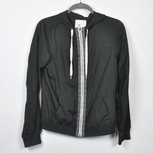 Tribal zipper windbreaker